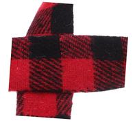 LAPYAPPE 4sets Copribottiglie Natalizi in Tartan Mini Sciarpe Decorative per Bottiglie Vino Accessori per Feste Natale e Decorazioni