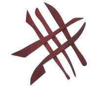 LAPYAPPE 5 Pezzi Strumenti per Intaglio in Legno per Ceramica e Argilla Manico Ergonomico e Alta Durabilità per Scultura Professionale e Corsi d'Arte