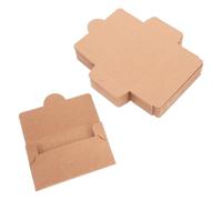 LAPYAPPE 50 Pezzi Bustine Protettive per Carte in Carta Kraft Resistente Custodie per Carte Magnetiche Standard per Hotel e Uso Ufficio Buste Porta Tessere Regalo Versatili e Chiavi