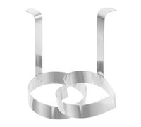 LAPYAPPE Anelli per Uova in Acciaio Inossidabile 2 Pezzi Forma Cuore e Rotonda Protezione dal Calore Design Affidabile per Cuocere Pancake e Uova in Cucina