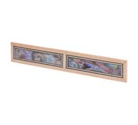 LAPYAPPE Applique in Legno per Ponte Chitarra Classica Intarsio Preciso, Design Classico Elegante, Accessorio per Strumenti a Corde Beige, per Performance Sul Palco