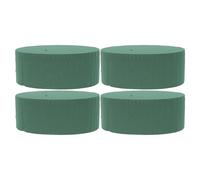 LAPYAPPE Base Floreale Rotonda in Spugna per Bottiglie di Bevande Alcoliche 4 Pezzi, Forma Modellabile a Mano, Conservazione dell'Acqua, Adatta per Fiori Freschi e Decorazioni D'ambiente