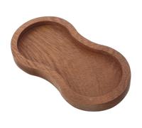 LAPYAPPE Base Porta Macinapepe in Legno di Acacia 6,3 Cm Supporto Antiscivolo per Macina Sale e Spezie, Vassoio Organizzatore Cucina per Uso Domestico e Professionale