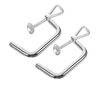 LAPYAPPE Clip di Fissaggio 4-9cm per Macchina per Pasta Manuale 2 Pezzi Accessorio per Pasta Maker Funzione di Semplificazione del Processo