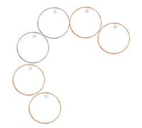 LAPYAPPE Corde Musicali Pezzi Alto ad per Acustica 6 in Chitarra Acciaio e Carbonio Folk Tono Brillante e Sustain Prolungato Accessori