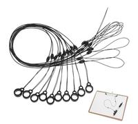 LAPYAPPE Cordini Estensibili per Penne Anelli in Silicone 10 Pezzi Cordini Anti-Smarrimento da 43 CM per Uso Professionale e Ufficio