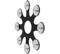 LAPYAPPE Cymbal Hihat in Acciaio Inossidabile e Pet per Espressione Musicale e Layering Tonale Migliorato, Accessorio Elegante per Musica Nero