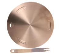 LAPYAPPE Diffusore Di Calore Per Cucine a Gas in Acciaio 24 Cm, Piastra a Induzione Rotonda Per Cucina Domestica, Adattatore Multifunzione Per Piano Cottura a Induzione, Protezione Uniforme Del Calore