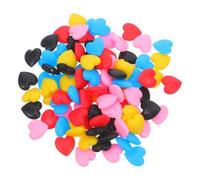 LAPYAPPE Fermagli per Occhiali Antiscivolo in Silicone a Forma di Cuore, Set da 100 Pezzi Multicolore, Ganci Auricolari per Occhiali da Vista da Sole, Accessorio per Attività