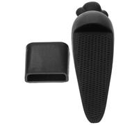 LAPYAPPE Fermaporta in Silicone a Forma di Pesce Nero, Protegge Pavimenti e Pareti, Previene Lesioni alle Dita, per Casa e Ufficio