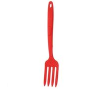 LAPYAPPE Forchetta da Cucina Design e Resistente Multifunzionale in Silicone Rosso Antiaderente, Elegante e Moderna, per Mescolare e Servire Pasta
