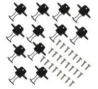 LAPYAPPE Kit 12 Tappi di Scarico per Kayak e Canoa con Viti, Tappi Impermeabili per Foro di Drenaggio Scafo, Accessori per Sport Acquatici Outdoor, Tappo per Barche da Pesca e Navigazione