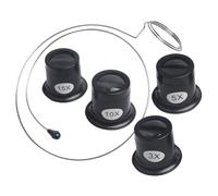 LAPYAPPE Lente d Ingrandimento per Orologiai in Vetro Resistente Supporto Pinza Strumento Multifunzione per Gioiellieri e Riparazioni Orologi Compatto e Leggero per Uso Colore Casuale