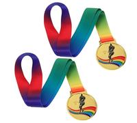 LAPYAPPE Medaglie Premio Tennis in Lega di Zinco per 2 Pezzi con Nastro - Medaglie D’Oro per Gare Sportive Studentesche e Ricompense Competizioni Sportive