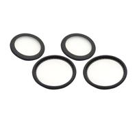 LAPYAPPE Membrana Design Versatile per in Pvc e Stetoscopio Ricambio di Nero 2 Set Compatibile Vari Modelli Adulto e Pediatrico