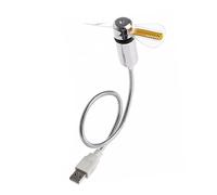 LAPYAPPE Mini Ventilatore Flessibile A Collo Ricaricabile Per Pc Computer Laptop E Tablet