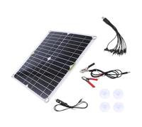 LAPYAPPE Pannello Solare Monocristallino per Emergenze Alta Efficienza Portatile e Leggero Kit Ricarica Batteria per Uso Esterno e Interno
