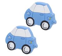 LAPYAPPE Pomelli per Armadio a Forma di Auto Cartoon, Set 2 Pezzi in Plastica Resistente, Maniglie per Cassetti Cameretta Vite, Decorazione Sicura e Facile da Installare per Mobili