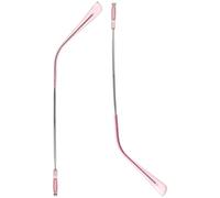 LAPYAPPE Ricambio Gambe Occhiali Metallo Rosa Coppia Design Resistente e Antiscivolo per Occhiali da Sole e Vista, per Riparazione e Sostituzione Facile