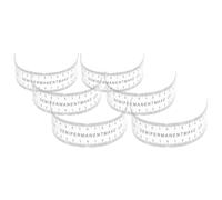 LAPYAPPE Righello Flessibile in Pvc per Mappatura Sopracciglia 6 Pezzi, Strumento per Misurazione e Posizionamento Tatuaggi Microblading, Filo Preinchiostrato per Trucco Professionale