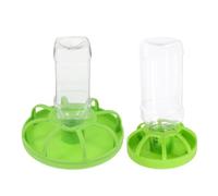 LAPYAPPE Set 2 Pezzi Mangiatoia per Quaglie in Plastica Grande Capacità Antispreco Facile da Pulire Dispenser per Alimentazione Piccoli Animali e Pulcini