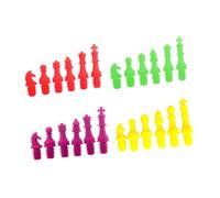 LAPYAPPE Set 6 Pezzi Tappi per Vino a Forma di Scacchi in Silicone Riutilizzabili Sigillo Ermetico e Resistenza a Temperature Alte e Basse, per Conservare Bottiglie di Vino Colore Casuale