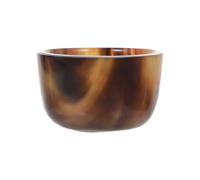 LAPYAPPE Set da Tè in Corno Naturale 1 Tazza da Tè Fatta a Mano Piccola Artigianale Resistente per Uso Domestico Ufficio e Viaggi Design Creativo Colore Casuale Stile Casuale