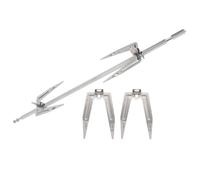 LAPYAPPE Set di Forchette Girarrosto in Acciaio Inox Resistenti al Calore per Barbecue Domestico, Accessori Pratici per Pollo Arrosto e Carne alla Griglia