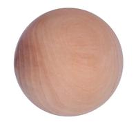 LAPYAPPE Sfera Rotonda in Legno Massello 8 Cm Liscia per Lavoretti, Pallina Grezza Artigianale da Dipingere, Accessorio per Progetti Fai da Te e Decorazioni Creative