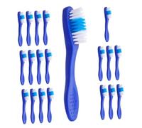 LAPYAPPE Spazzolino da Denti Mini Antiself-injury Manico Corto, Set 20 Pezzi per Pulizia Orale Sicura in Carcere, Accessori Portatili per Detenuti, Spazzolini da Denti Compatti e Facili