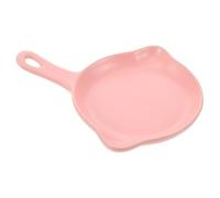 LAPYAPPE teglia Padella Antiaderente Piatto per Pizza Piatto per Pasta Padella da arrosto Piatto da Snack Ciotola per la conservazione della Frutta tortiera in Ceramica Porcellana Rosa