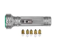 LAPYAPPE Torcia Elettrica Retrò in Ferro Stile Anni 80, Torcia di Emergenza Portatile con Lampadine, Regolabile, per Campeggio, Uso Domestico e Attrezzatura da Posa Fotografica