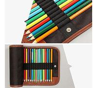 Lapyyne Astuccio per Matite Arrotolabile per Matite Astuccio Portapenne Organizer per Cancelleria In Tela Spessa 36 Slot