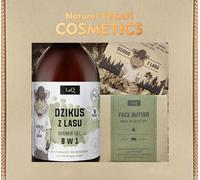 Laq Set Selvaggio della Foresta: Gel 500 ml + Burro per il viso 50 ml + Saponetta 85g