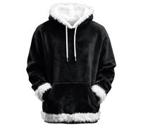 Laquieio Felpe donna con cappuccio moda stampato manica lunga Hoodie adatto per la vita familiare marea strada grande formato felpa con cappuccio personalizzata, nero, L