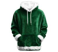 Laquieio Felpe donna con cappuccio moda stampato manica lunga Hoodie adatto per la vita familiare marea strada grande formato felpa con cappuccio personalizzata, verde, XXL