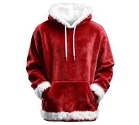 Laquieio Felpe donna con cappuccio moda stampato manica lunga Hoodie adatto per la vita familiare marea strada grande formato felpa con cappuccio personalizzata, Rosso, L