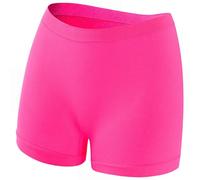 Laquieio Mutandine Donna Cotone Senza Cuciture Elastico Culotte Vita Media Confortevole Intaglio Biancheria Intima Mutandine Brasiliane Elastico Regali Di San Valentino, Rosa acceso, XL