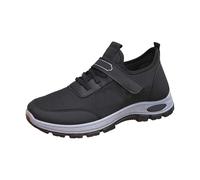 Laquieio Scarpe da uomo casual moda scarpe da casa con fodera calda con supporto per l'arco, leggere e traspiranti comode offerte flash del giorno, Nero , 43 EU