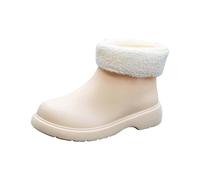 Laquieio Stivali Da Acqua Donna Economici Adulto All'Aperto Molto Comodi per Esterni Resistenti al Vento Scarpe da Lavoro da Cucina Scarpe da Lavoro Da Donna -1, beige, 36 EU
