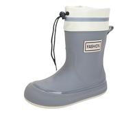 Laquieio Stivali Da Pioggia Per Donna Adulto Stivali Da Pioggia Medie per Esterni Resistenti al Vento Scarpe da Lavoro All'aperto Stivali da Acqua Donna Alte -1, grigio, 38 EU