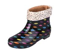 Laquieio Stivali in gomma corti -1 impermeabili antivento per esterni resistenti al vento scarpe da lavoro all'aperto scarpe da lavoro da donna -1, blu, 41 EU