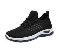 Laquieio Stivali Uomo Inverno Pelle Foderata Calda Scarpe Invernali Calde Scarpe Casual Antiscivolo Ultraleggero Antiscivolo Casa Interno Esterno -11, Nero , 44 EU