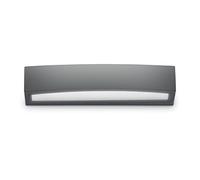 L'Aquila Design Arredamenti Ideal Lux Lampada da Parete Andromeda Luce Bianca Montatura Antracite alluminioANDROMEDA-AP2-ANTRACITE