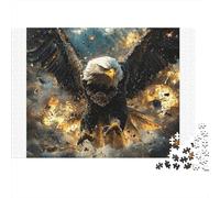 L'aquila in esplosione Puzzles 1000 Pezzi In puzzle A Rompicapo in Cartone,Un Set Di Puzzle A Rompicapo Per Relax E Meditazione,Ideale Per Puzzle Di Decorazione Bellissimo,Attività in Famiglia 52x38cm
