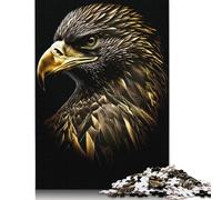 L'Aquila Nera Dorata, Puzzle da 1000 pezzi, Divertimento per tutta la famiglia, Puzzle per adulti e giochi impegnativi, Giochi antistress e regali unici, 1000 pezzi (75 x 50 cm)
