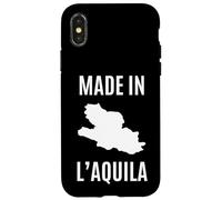 L'Aquila Orgoglio Locale Italia Città Travel Souvenir Custodia per iPhone X/XS