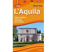 L'Aquila, pianta turistica 1:5.000. Ediz. multilingue