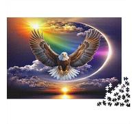 L'aquila vola nel cielo_1 Puzzle 1000 Pezzi In Cartone Pressato, Un Puzzle Per Mindfulness, Ideale Per Hobby Creativo, Idea Regalo Originale 38x26cm/1000pcs