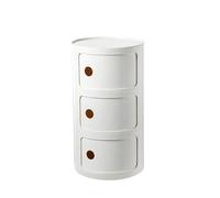 Lar Capaci Sto Box rotondo con multi funzione Der per casa e ufficio, ideale per bagno, camera da letto, soggiorno, nizing & Decluttering (2,5 cm di altezza)